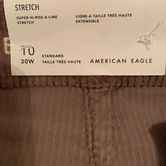 NWT-American Eagle size 10 super high rise a line stretch skirt - Picture 7 of 10